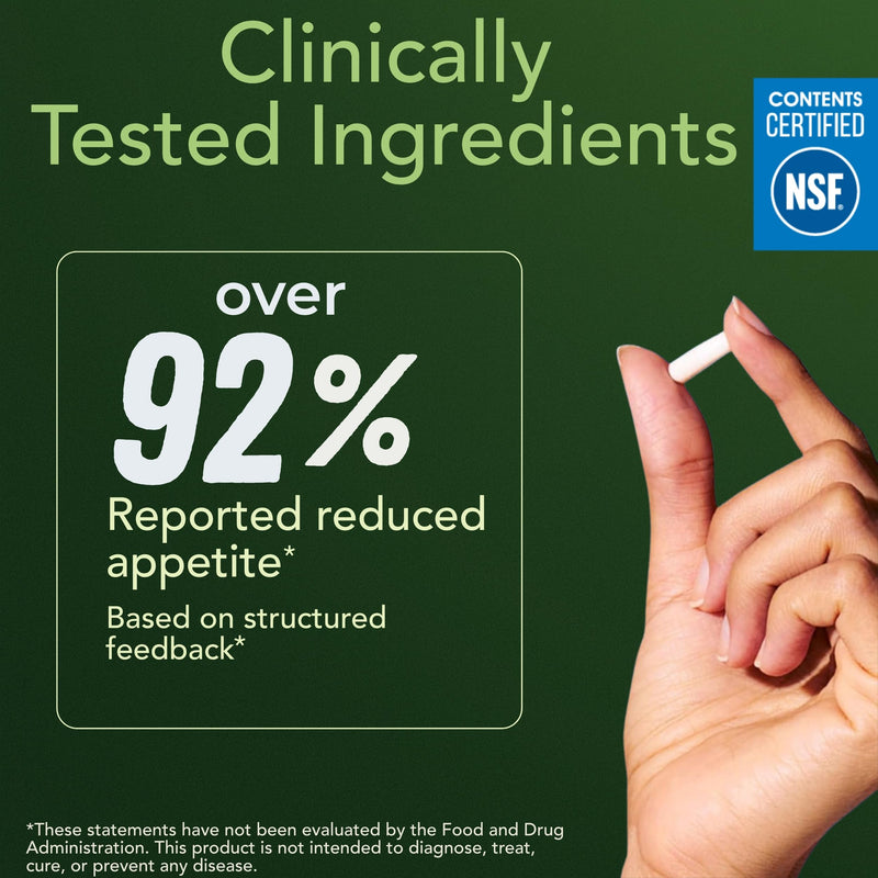 [Australia] - Natural Appetite Support Supplement for Women & Men, Clinically Studied Formula to Help Control Hunger & Cravings Naturally, Support Healthy Hormonal Balance, Holistic Daily Wellness ‚Äì 60 Capsules 