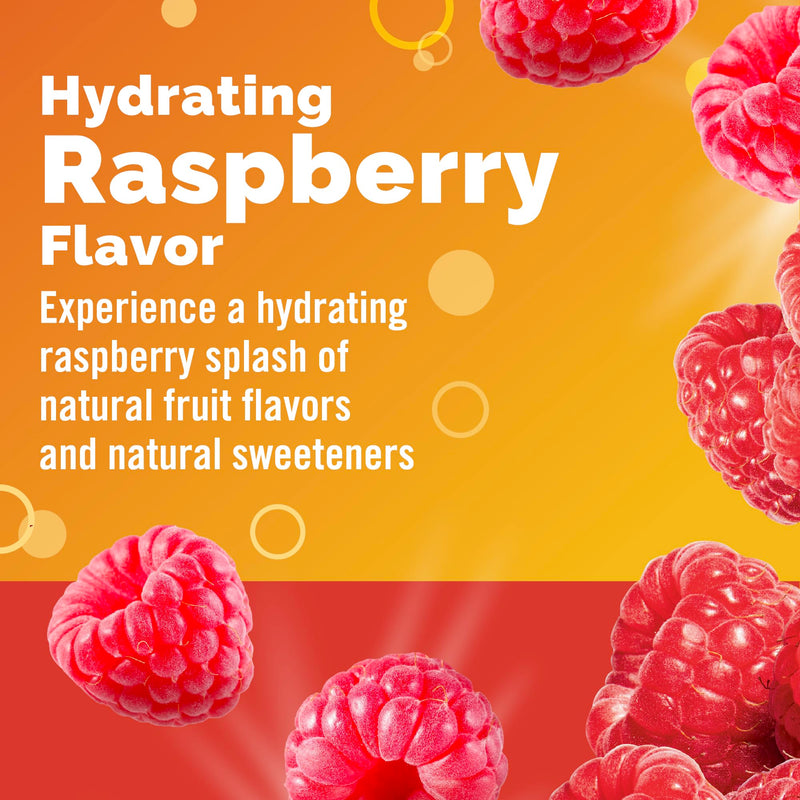 Emergen-C Hydration+ Vitamin C Sports Drink Mix, Raspberry, 18 Packets | Electrolytes for Hydration, 75% Less Sugar, Non-GMO, Vitamin C, Zinc and Manganese, Sports Formula 0.33 Ounce (Pack of 18)