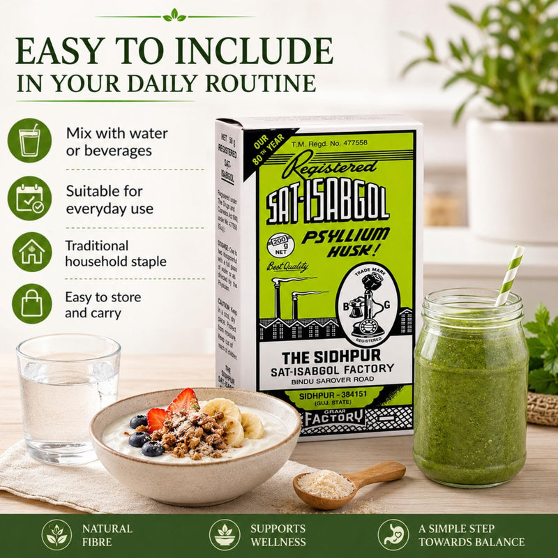 Sat-Isabgol (Psyllium Husk) 100g (Pack of 3) 100 g (Pack of 3)