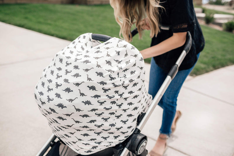 [Australia] - Copper Pearl Multi-Use Cover: Car Seat Covers, Nursing Cover, and Stroller Cover for Sun - Stretchy Fabric, All-Season Use, Stylish Designs, Easy Access for Moms - Wild 