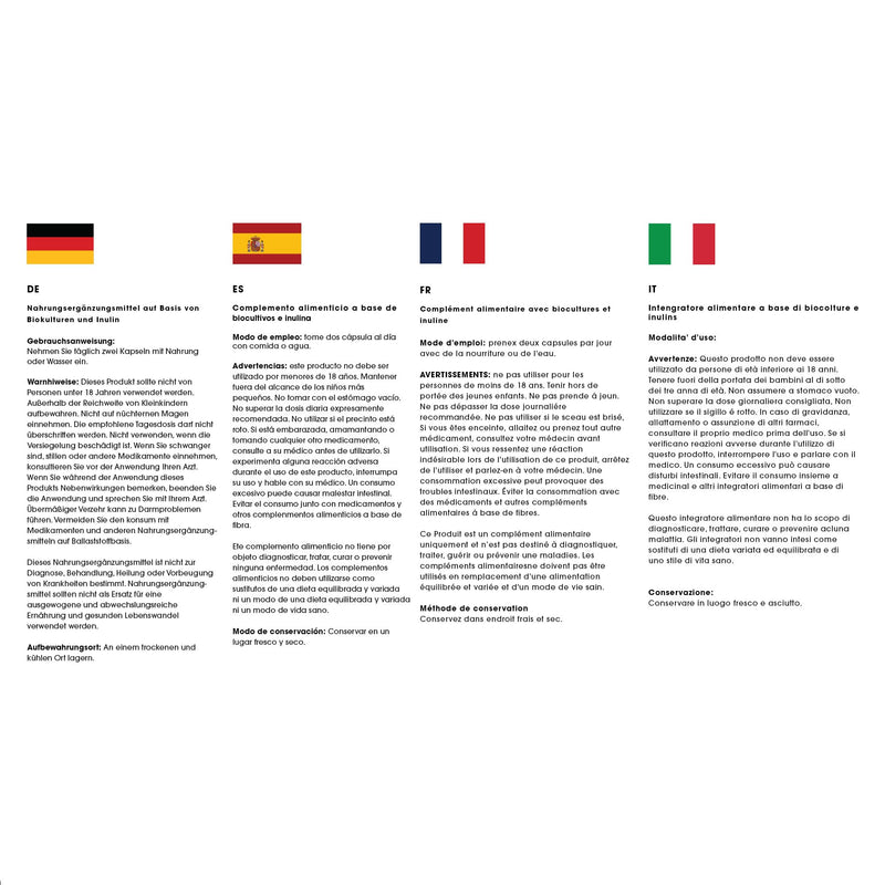 [Australia] - Complex probiotics and prebiotics from Bio Cultures - 51.5 billion CFU - 15 live bacterial cultures - 60 vegan probiotic complex capsules with Lactobacillus and Bifidobacterium 