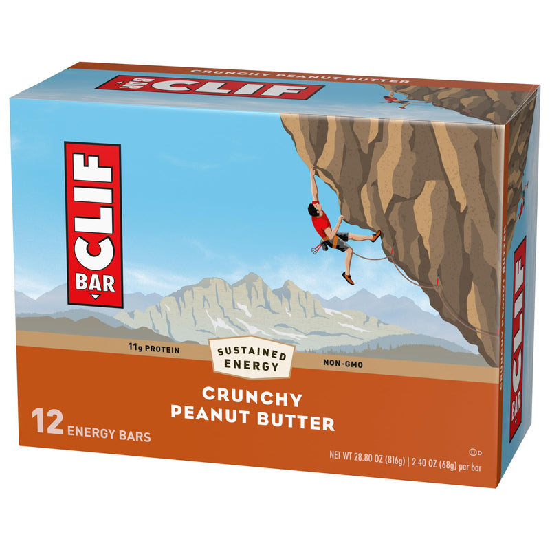 [Australia] - Clif Bar Crunchy Peanut Butter Energy Bars, 12 Bars / Box of 12 (Pack of 1) 