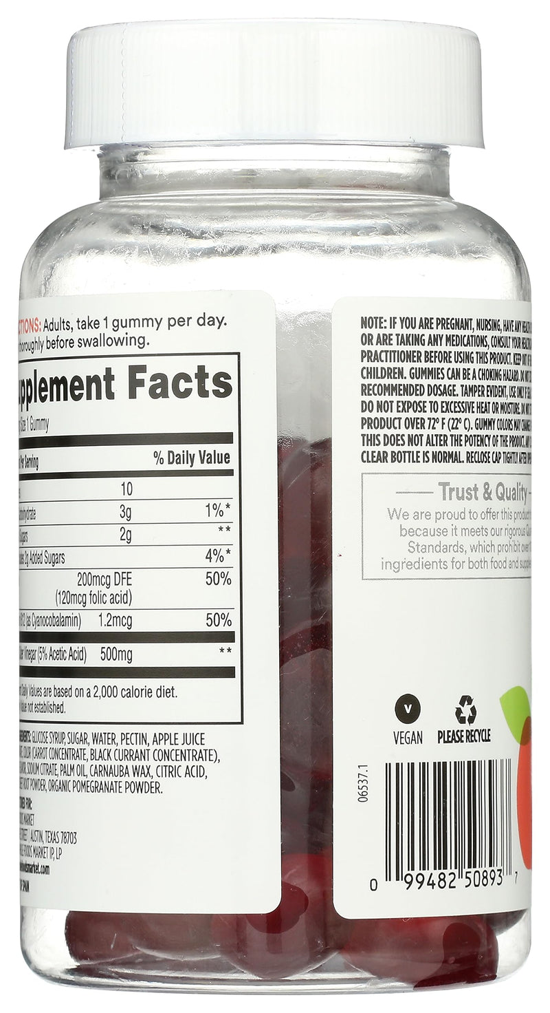 365 by Whole Foods Market, Apple Cider Vinegar Gummies, 60 Count