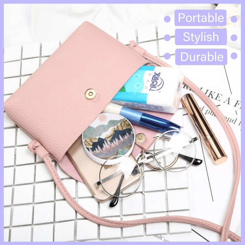 Contact Lens Case, Portable Contact Lens Cases Leak-Proof Contact Lens Box Holder with Mirror, Suitable for Daily Makeup Office Travel Outdoor. (Scenery) Scenery