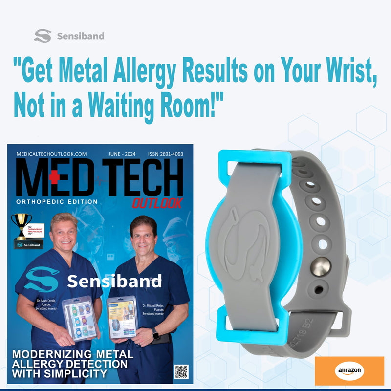 Piercing&Jewelry Allergy Test Kit-Test At Home or Anywhere -Tests for 4 Common Metals Used in Piercings and Jewelry -Order at Least 2 Weeks Before Piercing -See Your Own Results No Mailing Samples