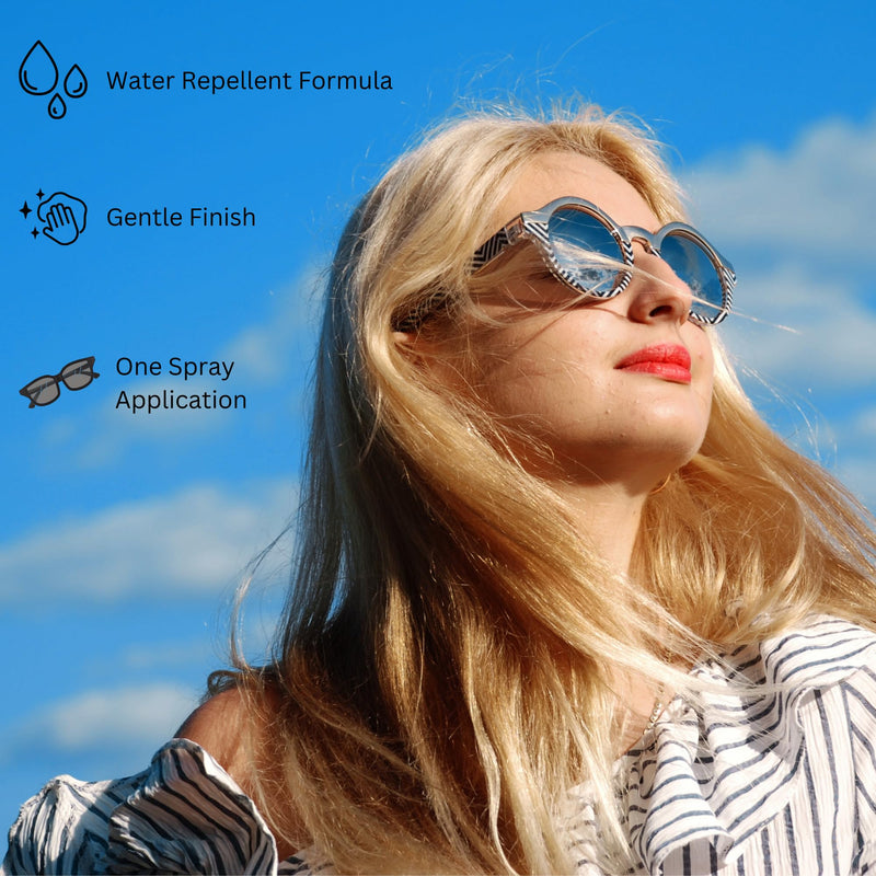 [Australia] - Glare Guard Clear View Lens Cleaner, Anti-Streak Glasses Cleaner, Anti-Glare Pro-Grade Reading Glass Eyeglass Spray, Alcohol-Free Sunglass Solution, Static Screen Clean, Fog Camera No Scratch 4oz 