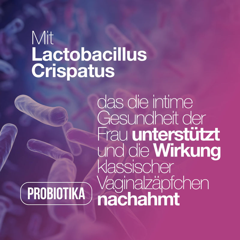 [Australia] - Lactic acid bacteria vagina, cultures complex for women. Dietary supplement prebiotics, Vaginal Probiotics with Lactobacillus Reuteri, Rhamnosus and Saccharomyces Boulardii. 30 capsules 