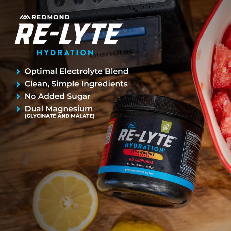 [Australia] - REDMOND Re-Lyte Hydration Electrolyte Powder Mix (Strawberry Lemonade) Strawberry Lemonade 