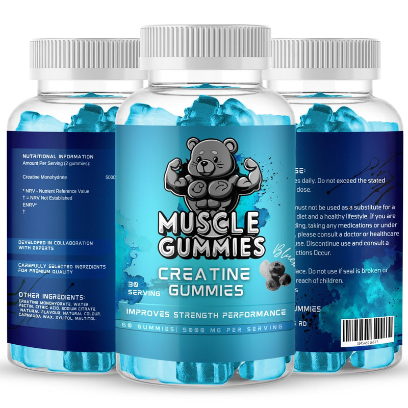 Creatine Gummies 5000mg – Daily Creatine Supplement for Strength, Muscle Growth & Gym Performance – Easy-to-Take Creatine Chews – 30 Day Supply (Pack of 2) 60 count (Pack of 2)