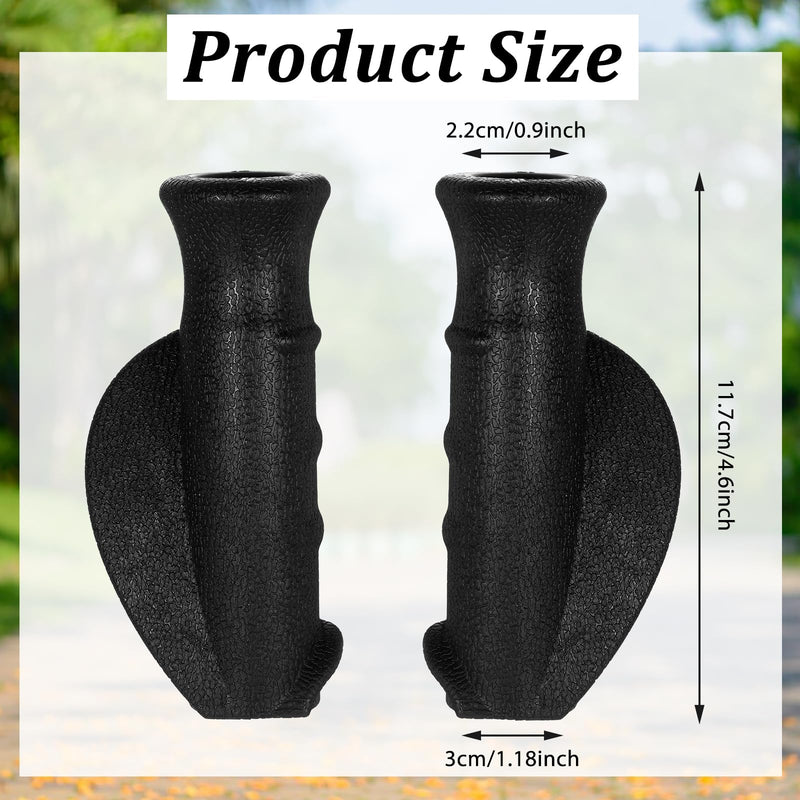 [Australia] - 2 PCS Universal Rollator Hand Grip, Anti-Slip Rolling Walker Hand Grips Replacement Parts for Rollator and Wheelchair, Rollator Walker Hand Grip for Seniors, Mobility Impaired 