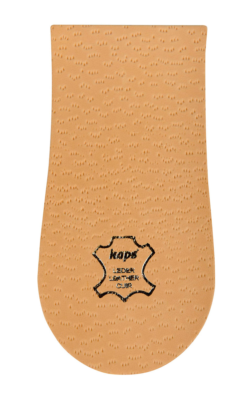 [Australia] - Heel raiser, heel raiser, heel cushion, orthopedic wedge, numerous widths and heights, leather cover, Topmed Plus from Kaps, 1 piece (height 10 mm / 0.4 inch - size M) M (10 mm) beige 