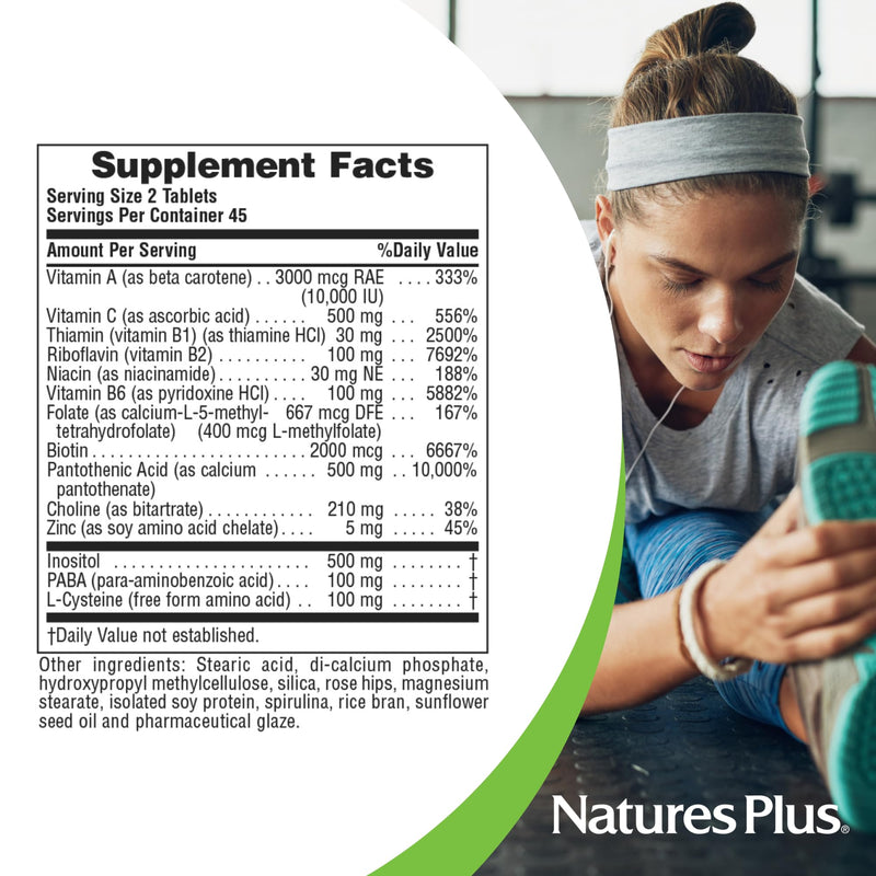 NaturesPlus Ultra Hair - 90 Sustained Release Tablets, Pack of 2 - Supports Healthy Hair Growth - for Men & Women - Gluten Free - 90 Total Servings 90 Count (Pack of 2)
