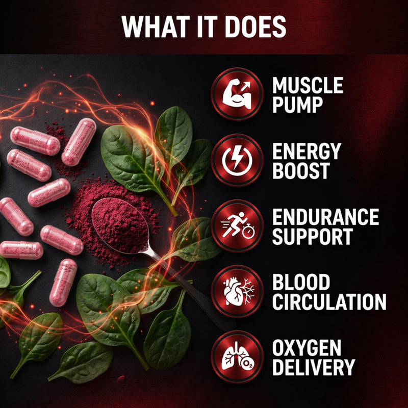 Nitric Oxide Booster – Pre Workout Supplement, 120 Capsules Made in UK – 3000mg L Citrulline AAKG Nitric Oxide Capsules, Blood Flow Pump Support, Endurance with Beetroot Red Spinach S7