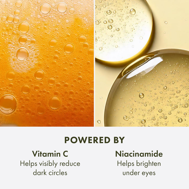 Origins GinZing Brightening Eye Cream with Vitamin C & Niacinamide| Visibly Reduces Dark Circles, 0.5 Fl Oz Warm - (medium-to-deep skin tones and warmer undertones)