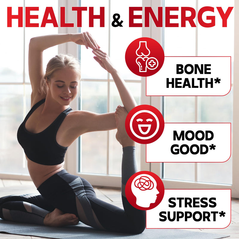 [Australia] - 1000mg Black Cohosh for Menopause Hot Flashes - 240 Capsules for 4-Month Supply - Support for Body Management, Women's Health & Immune System 