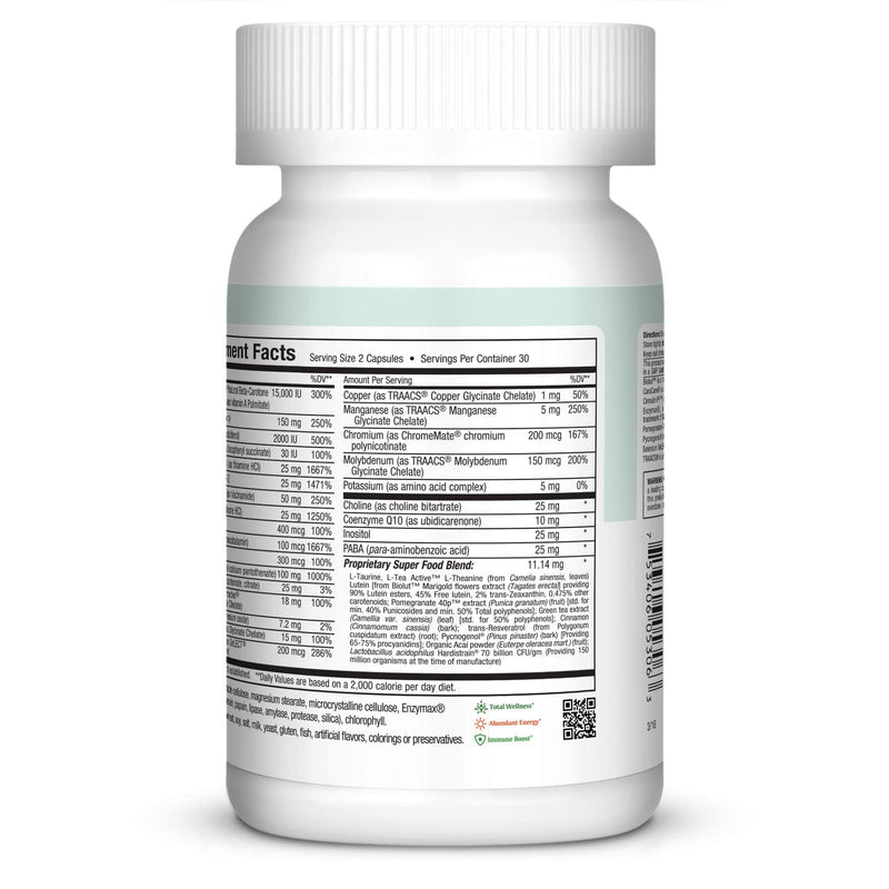 Maxi Health® Daily Multivitamin for Men & Women (60 Capsules) | Kosher | Multivitamin for Women & Men | Essential Vitamins & Minerals | Gluten-Free · Soy-Free | Non-GMO | Doctor Formulated 60 Count (Pack of 1)