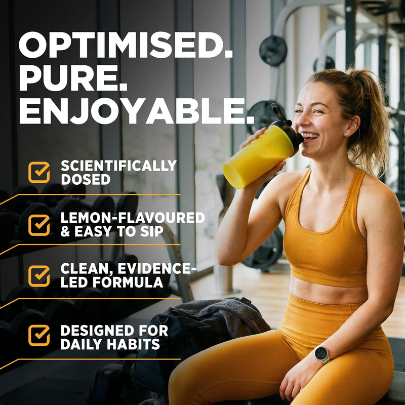 Awesome Creatine Plus+ Powder – 3g Creatine Monohydrate + 3g Beta-Alanine Per Serving – Supports High-Intensity Performance & Repeated Efforts – Lemon Flavour – 450g (60 Servings)