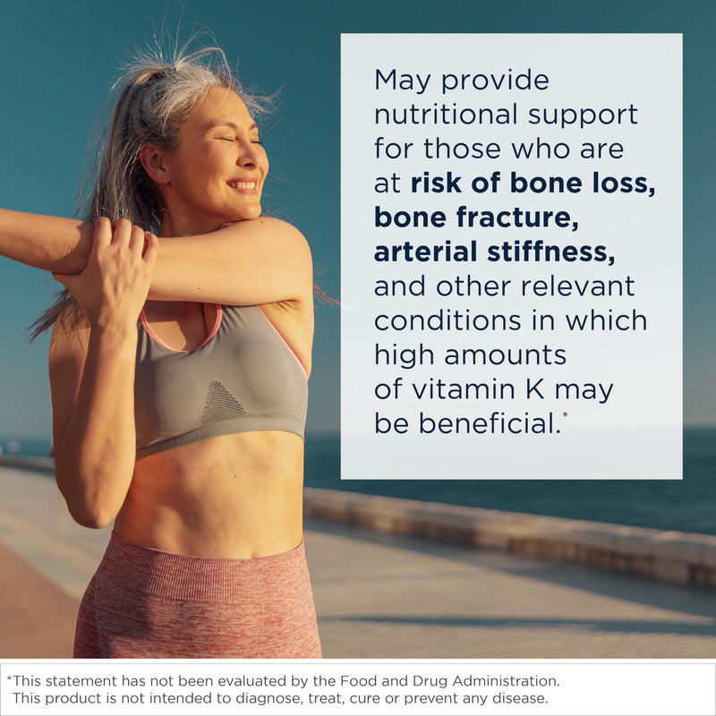 [Australia] - Designs for Health BRF 45 - Vitamin K1 + Vitamin K2 as MK-4 to Promote Bone Strength, Healthy Aging + Arterial Health - 2 Forms of Vitamin K + GG to Aid Vitamin K2 MK4 Production (60 Softgels) 