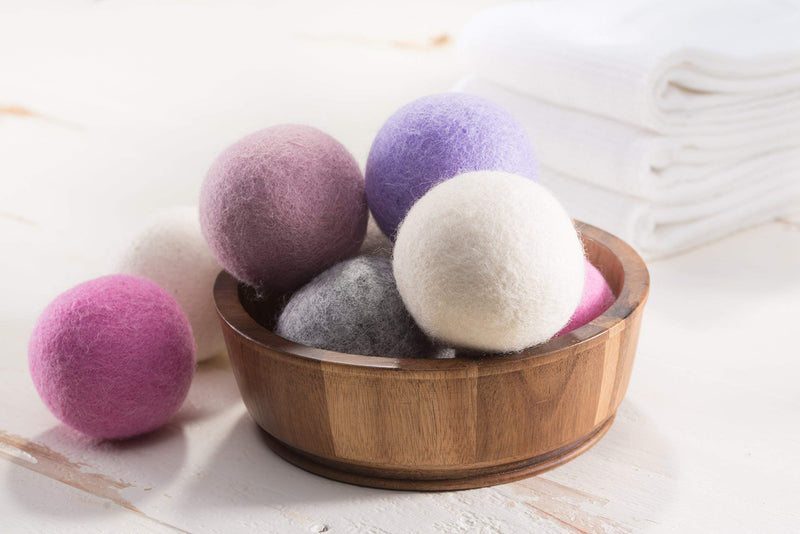 Woolzies Wool Dryer Balls Organic: Our Big Wool Spheres are the Best fabric softener | 6-Pack XL Dryer Balls for Laundry is Made with New Zealand Wool | Use Laundry Balls for Dryer with Essential Oils White