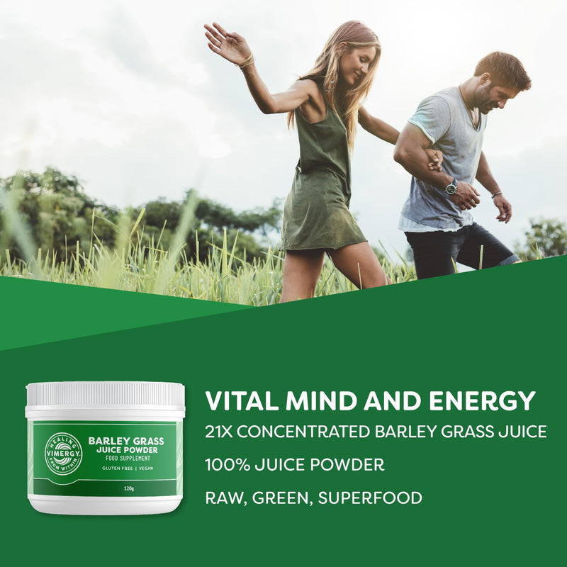 Vimergy USDA Organic Barley Grass Juice Powder, Trial Size - 30 Servings - Super Greens Powder Contains Iron, Vitamin C, & Vitamin E - Non-GMO, Gluten-Free, Vegan & Paleo - Daily Greens Booster (120g) 120 g (Pack of 1)