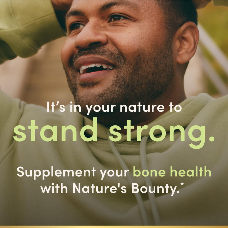 Nature's Bounty Calcium Carbonate & Vitamin D, 250 Tablets | Supports Immune Health & Bone Health, 600mg Calcium & 800IU Vitamin D3 Unflavored 250 Count (Pack of 1)