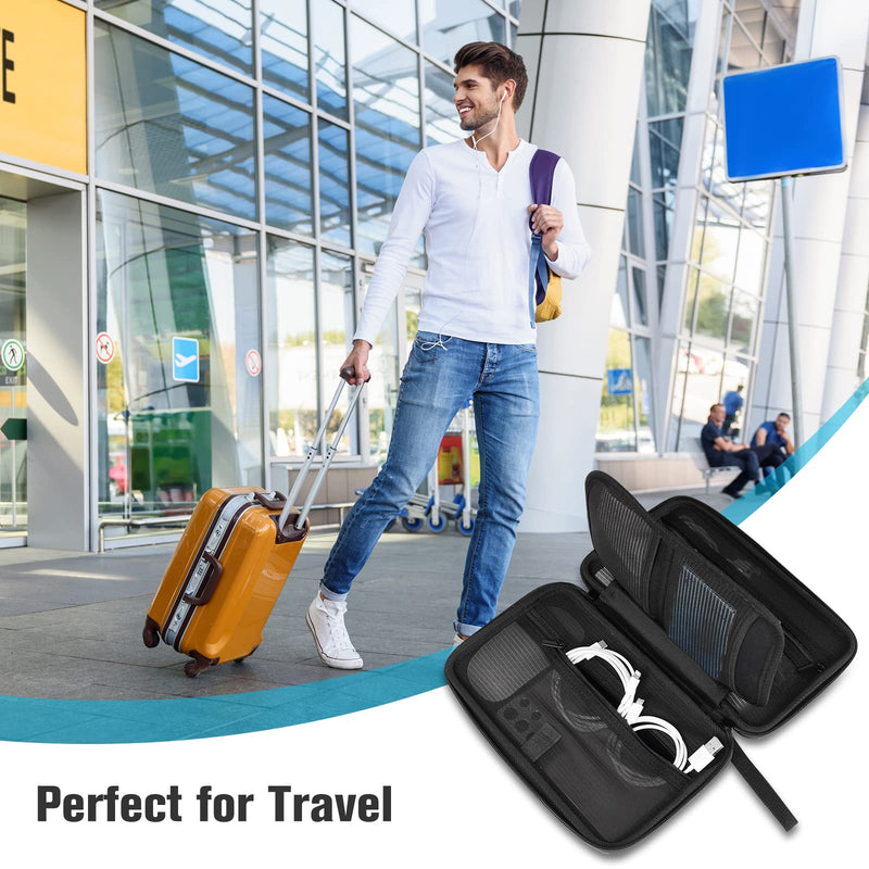 ProCase Tech Organizer Travel Case Bundle with Travel Toiletry Pouch
