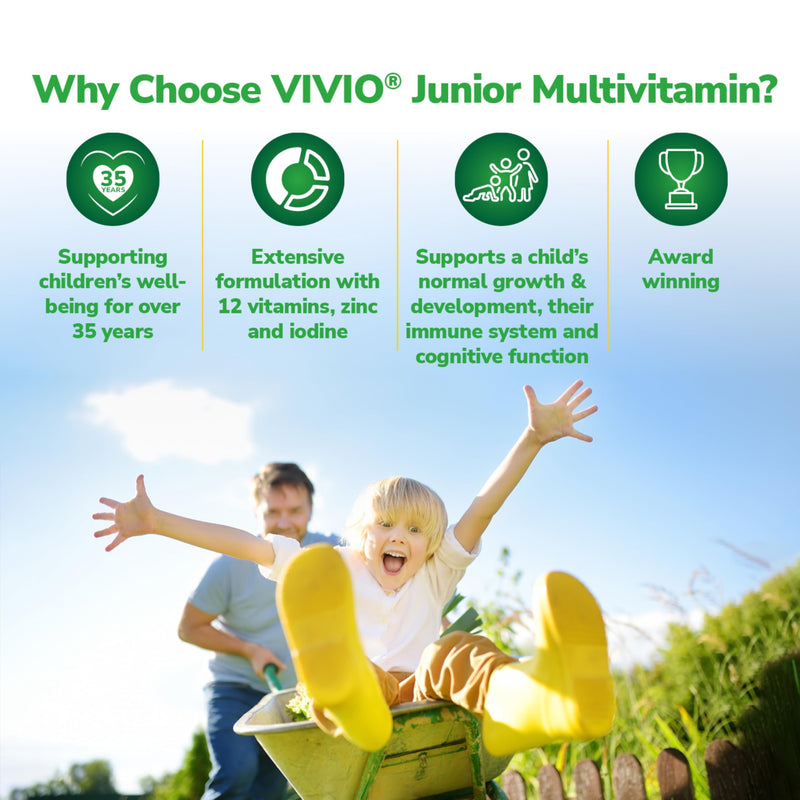 Multivitamin Tonic for Kids – 12 Added Vitamins Plus Zinc & Iodine to Support Your Child’s Immunity & Cognitive Function - Orange - 250ml