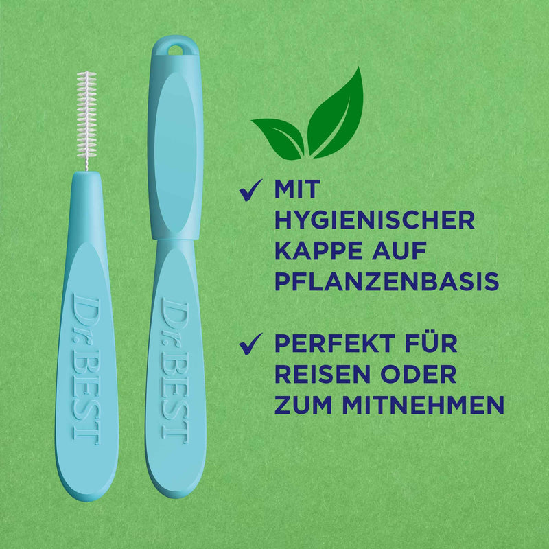 [Australia] - Dr.BEST GreenClean Interdental, Bigpack Size 0, 30 pieces - Interdental brushes for gentle cleaning of the spaces between teeth, 30 pieces (pack of 1) 