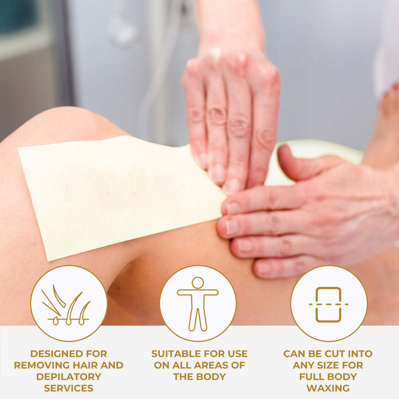 [Australia] - ForPro Professional Collection Natural Muslin Epilating Roll, Tear-Resistant, for Hair Removal, 3.25” W x 40 Yds 1 Count (Pack of 1) 