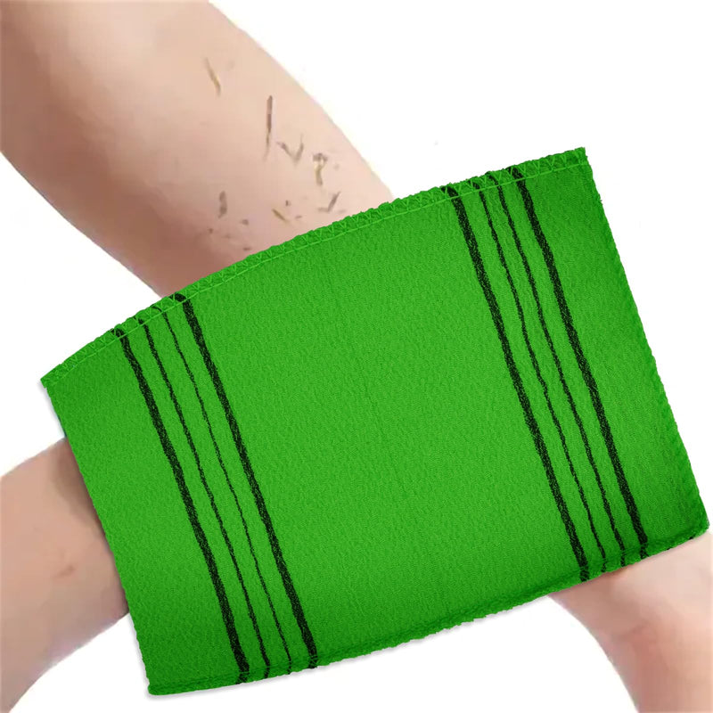 [Australia] - Pack of 6 Exfoliating Washcloth Gloves Asian Double-Sided Scrubbing Washcloth Exfoliating Gloves Reusable for Deep Clean Dead Dry Skin Cells Remove Skin Dirt 