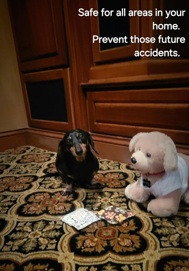 Dog Marking Prevention - Indoor - Permanent - Effective Solution - Stops Dogs from Marking or Peeing -eliminates a Dog's urge to Mark - Put Bag Down and Your Problem is Solved! (Brown(Paws)) - PawsPlanet Australia