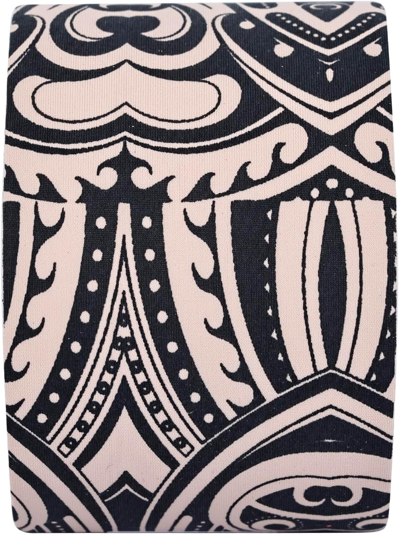 Tmax Waterproof Kinesiology Tape | Physio Tape 4 Way Stretch Sports Tape for Injury, Muscle Support, Pain Relief, Joint Support and Physiotherapy (5 m * 5 cm) (Tattoo) Tattoo