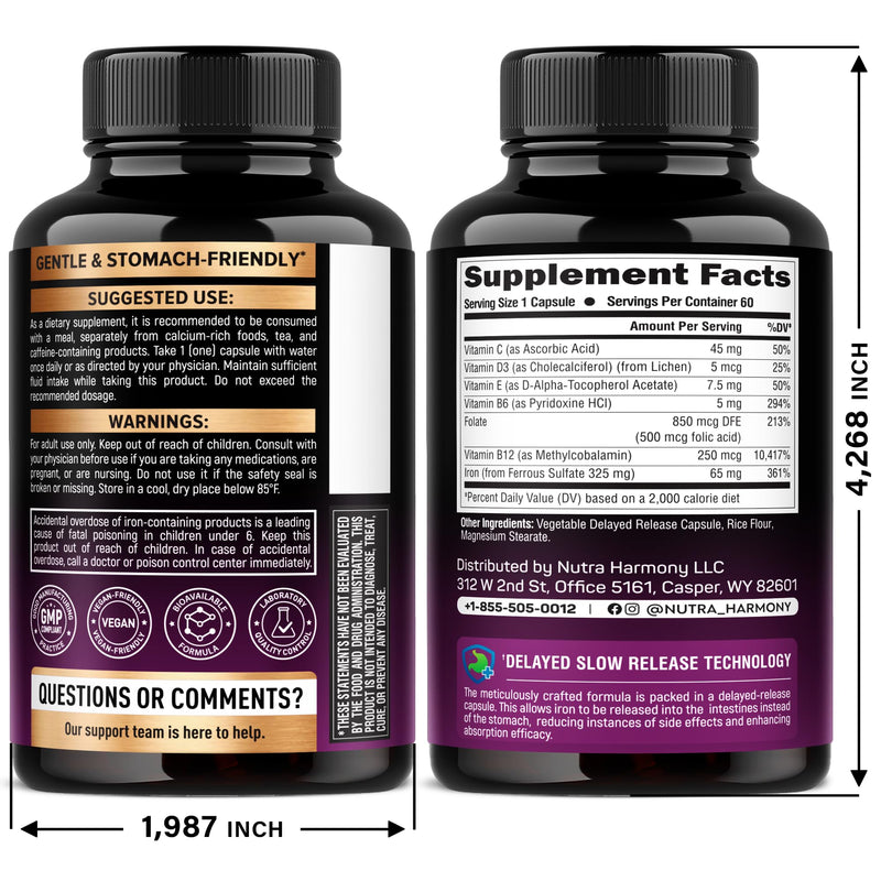 Iron Capsules & Calcium Tablets