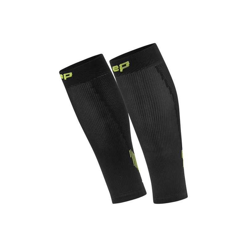 CEP Core Run 5.0 Calf Sleeves for Women – Compression Support, Breathable, Shin Splint Relief, Performance & Recovery Medium Black/Lime
