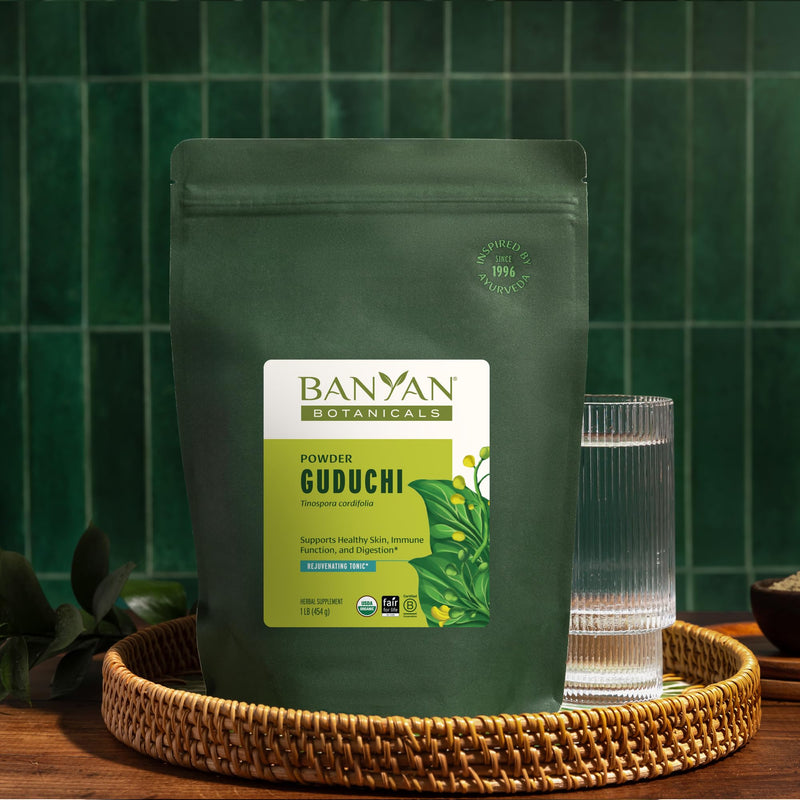 [Australia] - Banyan Botanicals Organic Guduchi Powder ‚Äì Organic Immune Health Supplement ‚Äì for Natural Detox, Balanced Digestion & Healthy Skin* ‚Äì 1 lb ‚Äì Non-GMO Sustainably Sourced Vegan FFL 