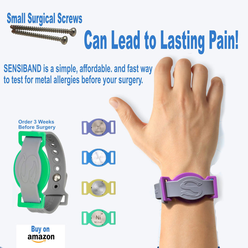 Piercing&Jewelry Allergy Test Kit-Test At Home or Anywhere -Tests for 4 Common Metals Used in Piercings and Jewelry -Order at Least 2 Weeks Before Piercing -See Your Own Results No Mailing Samples