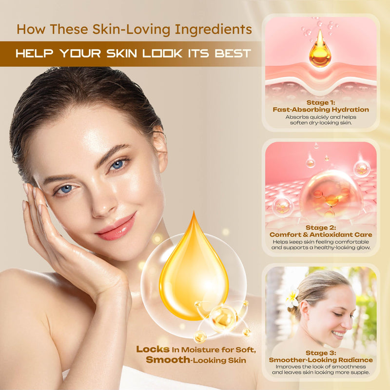 Vitamin E, Hyaluronic Acid & Almond Oil Face & Body Oil – Hydrate, Restore & Glow, Moisturizes Skin, Reduces Scars & Stretch Marks, Enhances Elasticity, 100ml | 3.4 fl. oz. 100ml (pack of 1)