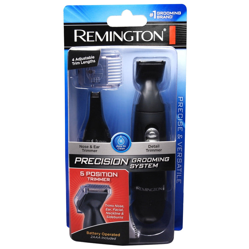 Remington PG165 Battery Operated Precision Grooming System, Silver 1 Count (Pack of 1)