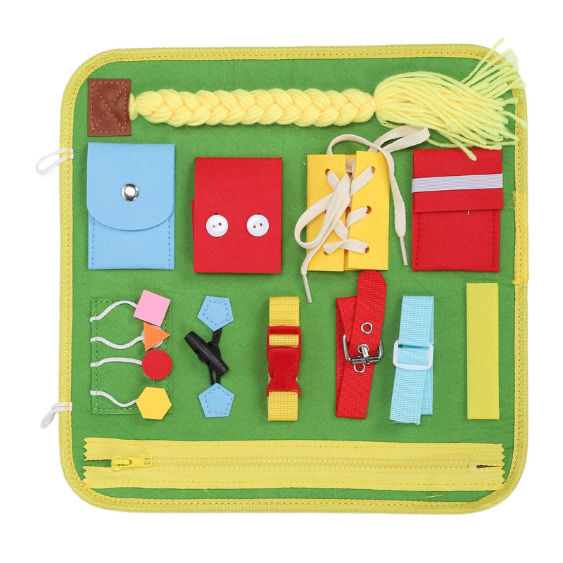 [Australia] - Fidget Blanket for Elderly, Fidget Blanket for Dementia, Dementia, Alzheimer's Products, Anxiety Relief, Improves Mental Stimulation, Therapeutic Tool for Autistic Dementia, Sensory 