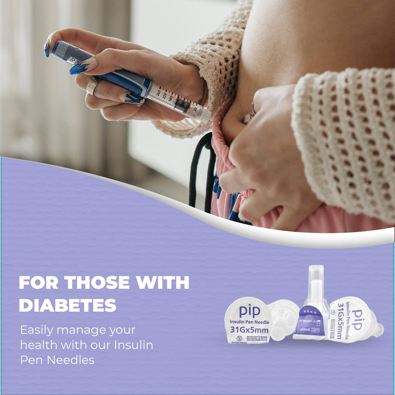[Australia] - Pip Insulin Pen Needles (31G 5mm) 100 Pieces 