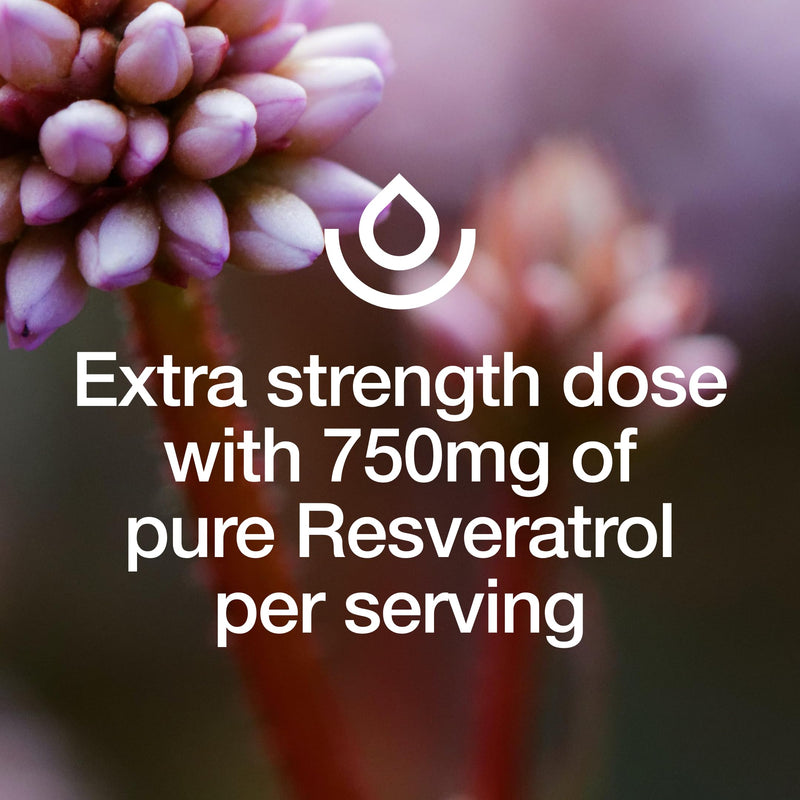 Resveratrol Supplement - Trans-resveratrol Extra Strength 750mg - Natural, Pure and Potent Polyphenols Supplement - Vegan, Non GMO, Gluten-free - 90 Capsules 90 Count (Pack of 1)