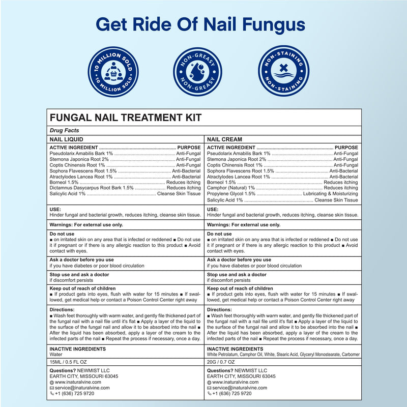 Toenail Fungus Treatment Extra Strength: Day & Night System with 1% Tolnaftate Fungal Nail Patches 32Pcs, Nail Fungus Treatment Liquid 15mL & Nail Repair Cream 20g Nail Patches & Liquid & Cream Kit