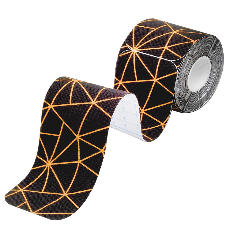 [Australia] - Copper-Infused Kinesiology Tape, 20 Precut Water Resistant Strips, Stretch Indicator, Elastic Athletic Tape for Sports & Weightlifting, Muscle Strain Relief & Joint Support (Black Copper) Black Copper 