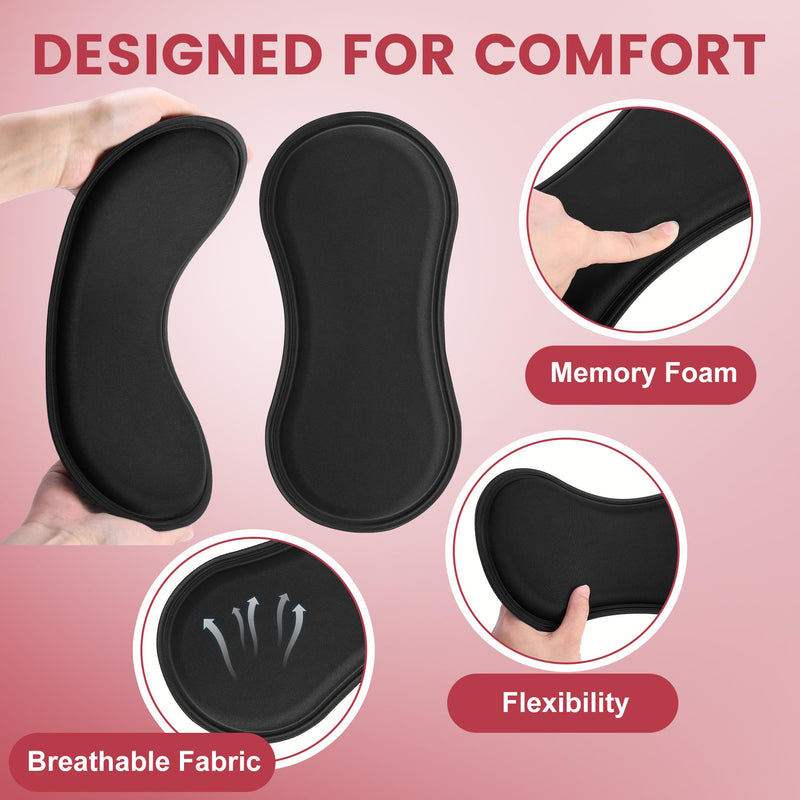 Wehhbtye 2Pcs Post Surgery Lipo Foams, Abdominal Side Compression Board, 11.8'' x 5.5'' Black Lipo Foam Lateral Protector for Post Surgery Recovery Waist Filling Skin Anti-Sagging 2pc