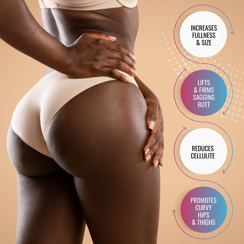[Australia] - Butt Enhancer Pills for Big Booty & Curvy HIPS - BBL Weight Gainer for Women Curves Bigger Butt Pills for Women - Booty Builder Aguaje para Aumentar Gluteos y Caderas - Butt Growth Products 