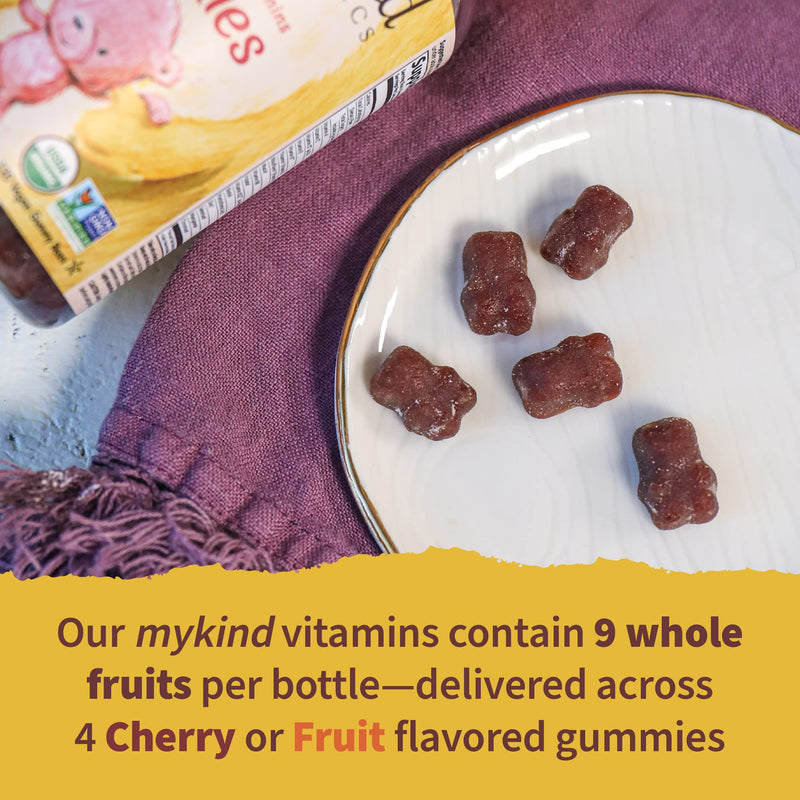 Garden of Life Organics Women's Gummy Vitamins - Berry - Certified Organic, Non-GMO, Vegan & Organics Kids Gummy Vitamins - Fruit - Certified Organic