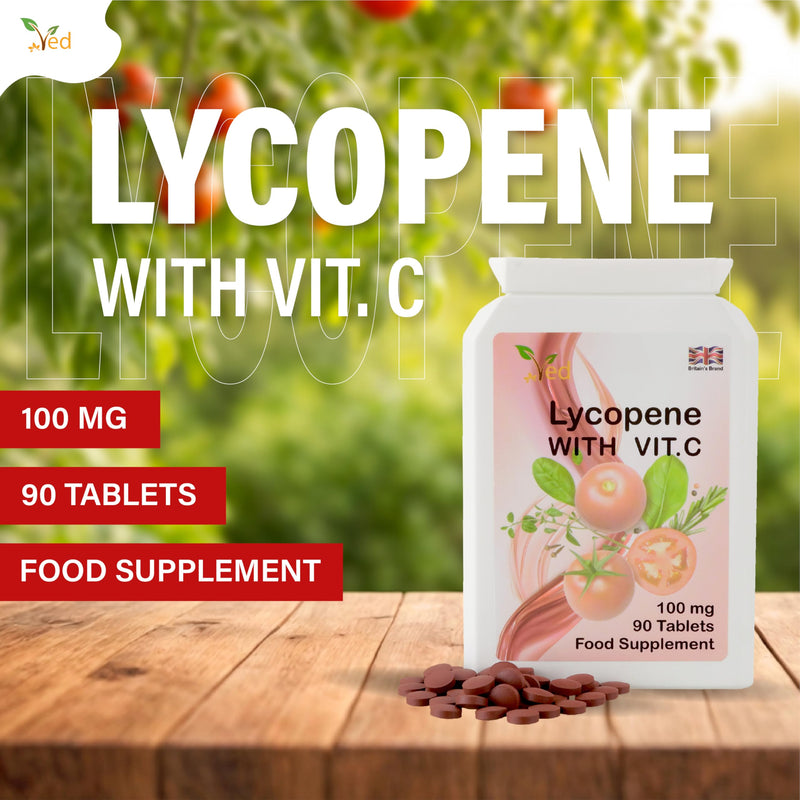 [Australia] - Ved Lycopene Supplement | Strengthening the immune system | Super antioxidant | 100 mg x 90 tablets | 2 pack 