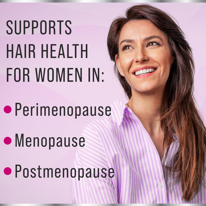 [Australia] - Black Cohosh + Biotin - Menopausal Hair Growth Supplement for Women. Menopause & Postmenopause Vitamins for Fuller Hair, Less Thinning, Hot Flashes. Black Cohosh, Biotin, & Chasteberry. Clean & Vegan 