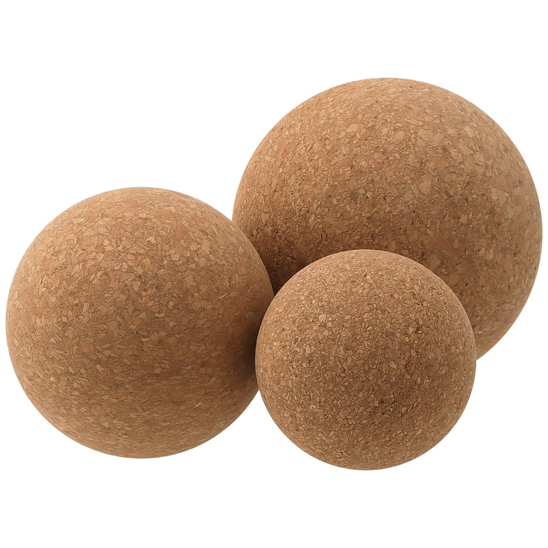 [Australia] - 5 PCS Cork Massage Ball, Cork Therapy Ball Wooden, Cork Ball for Muscle Massage, Myofascial Release 