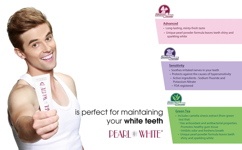 [Australia] - BEYOND Pearl White Whitening Toothpaste (Advanced, 2 Pack of 4.6 oz / 130 g) Advanced 9.52 Ounce (Pack of 1) 